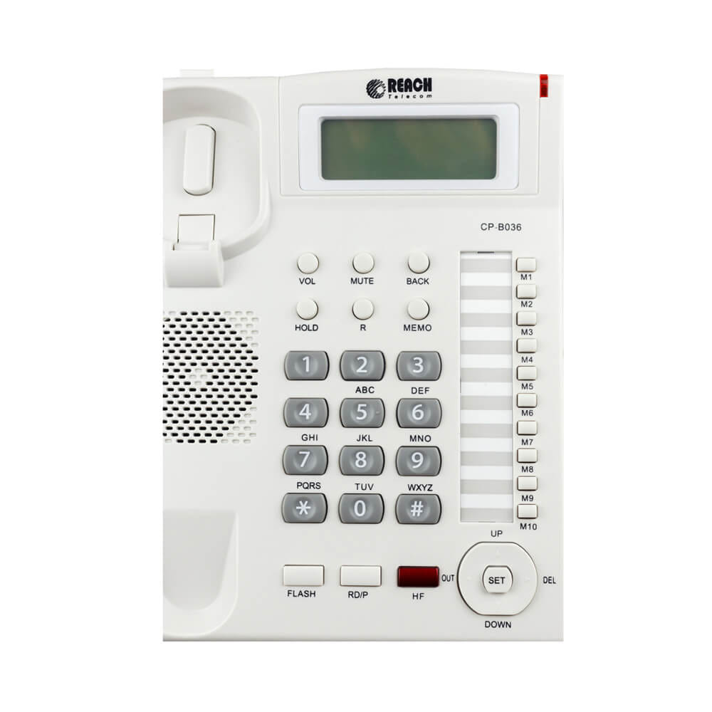 โทรศัพท์บ้านโชว์เบอร์โทรเข้า  REACH รุ่น CP-B036 LIGHT GREY_4